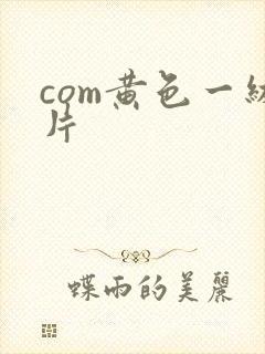 com黄色一级片