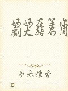 妈妈在等你电视剧大结局周晓风封面