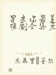 星光你最美丽电视剧全集免费观看封面