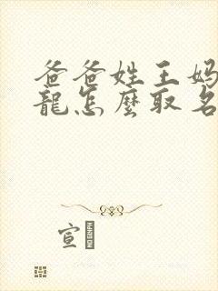 爸爸姓王妈妈姓龙怎么取名