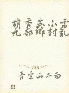 胡秀英小雷第十九部乡村乱情封面