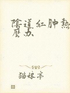 阴道红肿热痛怎么办