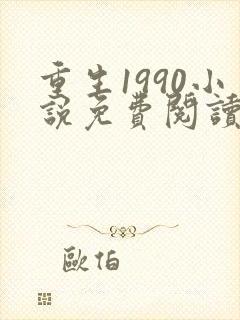重生1990小说免费阅读全本封面