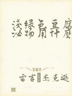 浅绿色豆腐渣分泌物用什么药