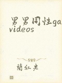 男男同性gayvideos