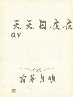 天天日夜夜操,av