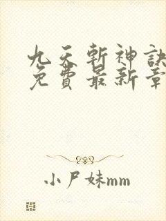 九天斩神诀全文免费最新章节封面