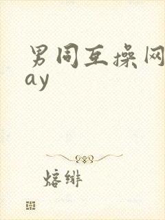 男同互操网站gay封面