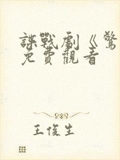 谍战剧《惊弦》免费观看