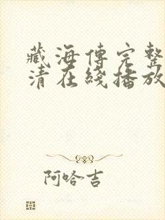 藏海传完整版高清在线播放封面