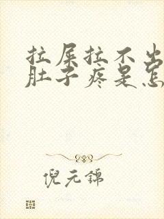 拉屎拉不出来小肚子疼是怎么回事