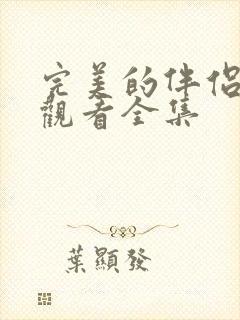 完美的伴侣免费观看全集