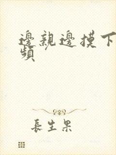 边亲边摸下面视频封面