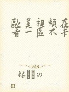 欧美视频在线观看一区不卡