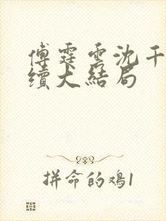 傅霆云沈千音后续大结局封面