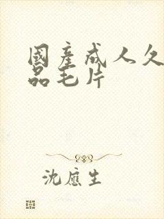 国产成人久久精品毛片封面