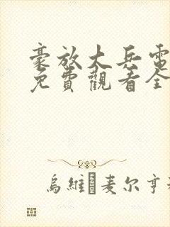 豪放大兵电视剧免费观看全集高清