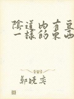 阴道内有豆腐渣一样的东西是什么病