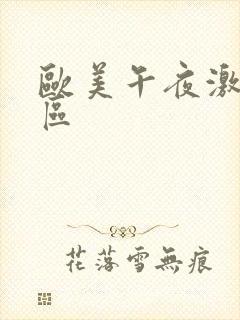 欧美午夜激情一区