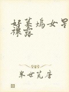 好莱坞女星大乳裸露封面