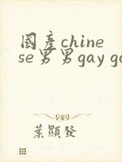 国产chinese男男gay gay网址