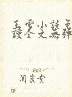 王雪小说免费阅读全文无弹窗