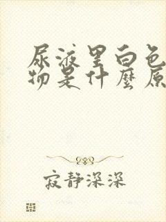 尿液里白色沉淀物是什么原因