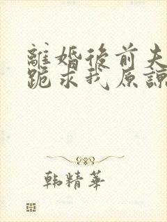 离婚后前夫全家跪求我原谅短剧全集