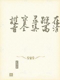 护宝寻踪在线观看全集高清