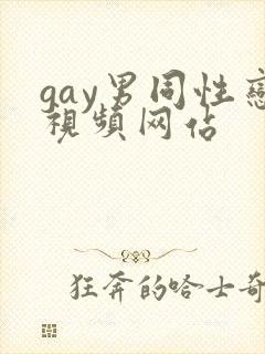 gay男同性恋视频网站