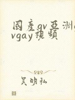 国产gv亚洲gvgay视频