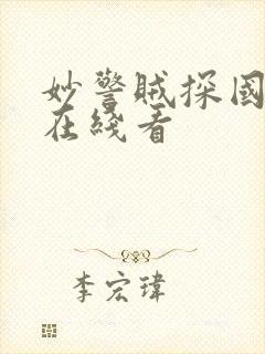 妙警贼探国语版在线看