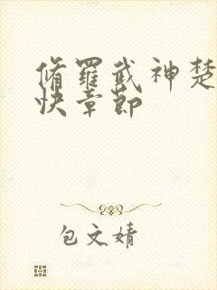 修罗武神楚枫更快章节