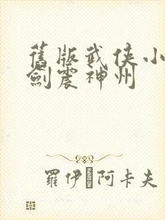 旧版武侠小说一剑震神州