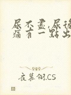 尿不尽,尿后疼痛有一点出血