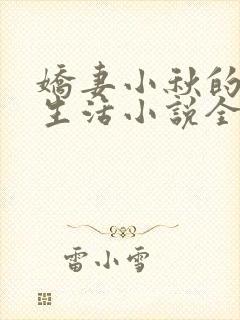 娇妻小秋的幸福生活小说全文阅读
