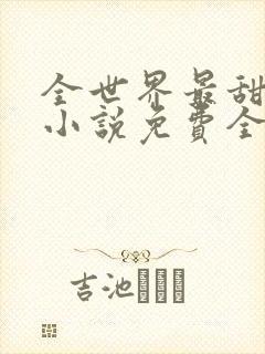 全世界最甜的你小说免费全文阅读