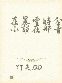 在暴雪时分原著小说在哪看