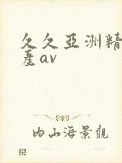 久久亚洲精品国产av