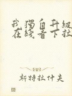 我独自升级漫画在线看下拉式