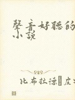 声音好听的有声小说
