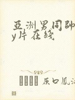 亚洲男同帅gay片在线