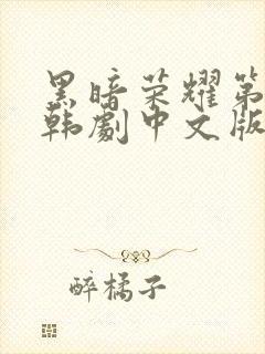 黑暗荣耀第二季韩剧中文版全集封面