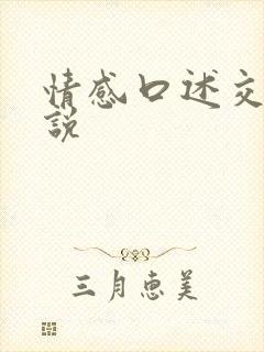 情感口述交换小说