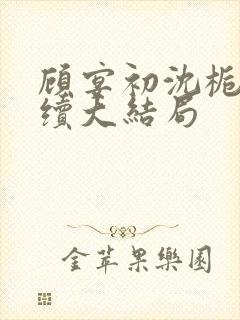 顾宴初沈栀禾后续大结局