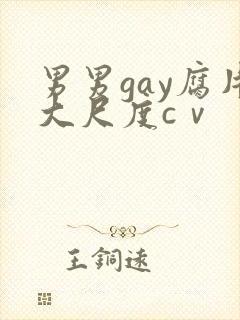 男男gay腐片大尺度cⅴ