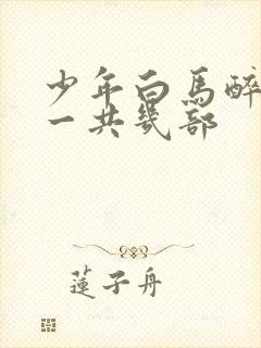 少年白马醉春风一共几部