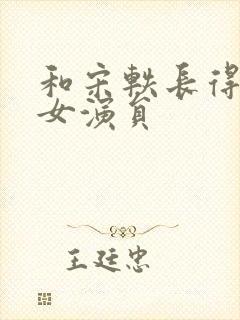 和宋轶长得像的女演员