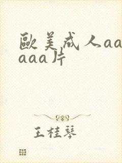 欧美成人aaaaaa片