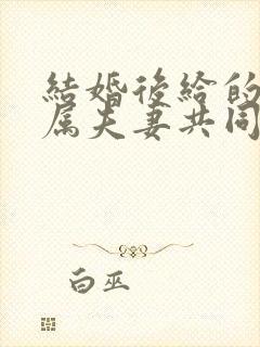 结婚后给的彩礼属夫妻共同财产吗